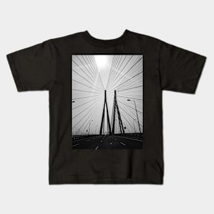 Bandra-Worli Sea Link, Bombay Kids T-Shirt